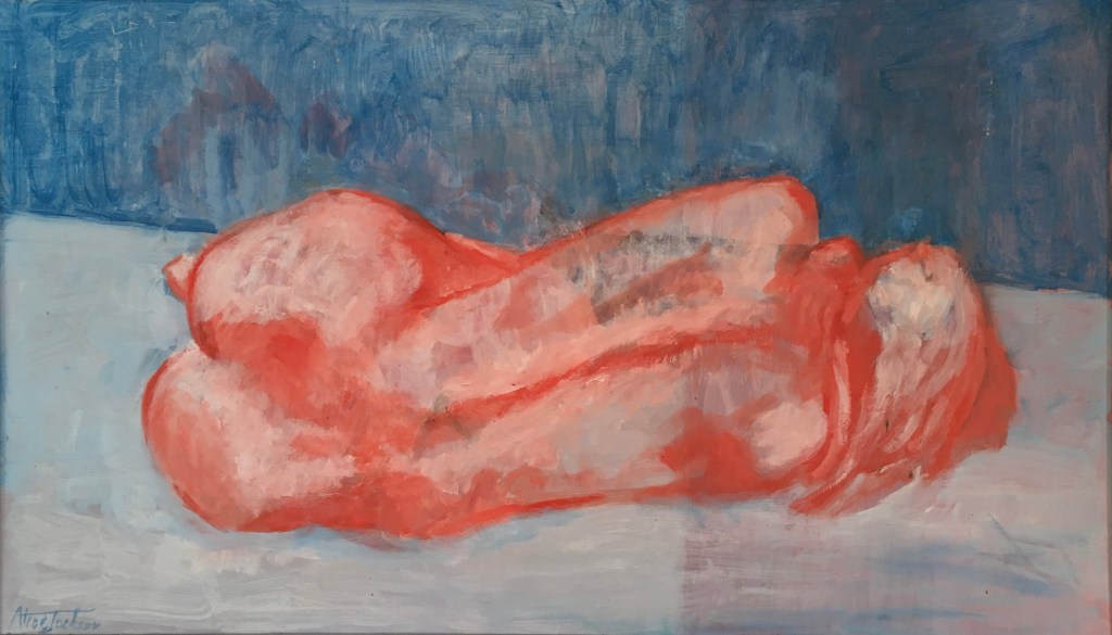 Pink Nude on Blue
H36 W58